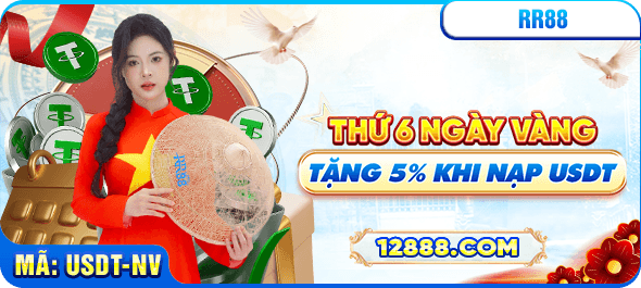 RR88 🏆 Link Trang Chủ RR88.COM Đăng Ký Thưởng +88K 🎉 35 Nạp USDT vào thứ 6 RR88 bonus 5%